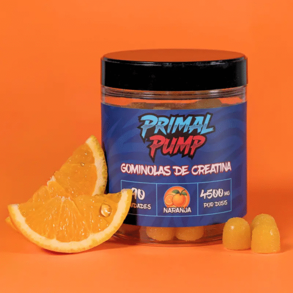 Gominolas de Creatina 4,5g - Primal Pump - Creatina en Gominola - Gomitas de Creatina Monohidratada Sin Az??car Sin Gluten -F??ciles de Llevar - Suplementos Hombre y Mujer - Suplementos Gym - Suplementos Deportivos - Amino??cidos - Fuerza, Hipertrofia y Foco - Image 3