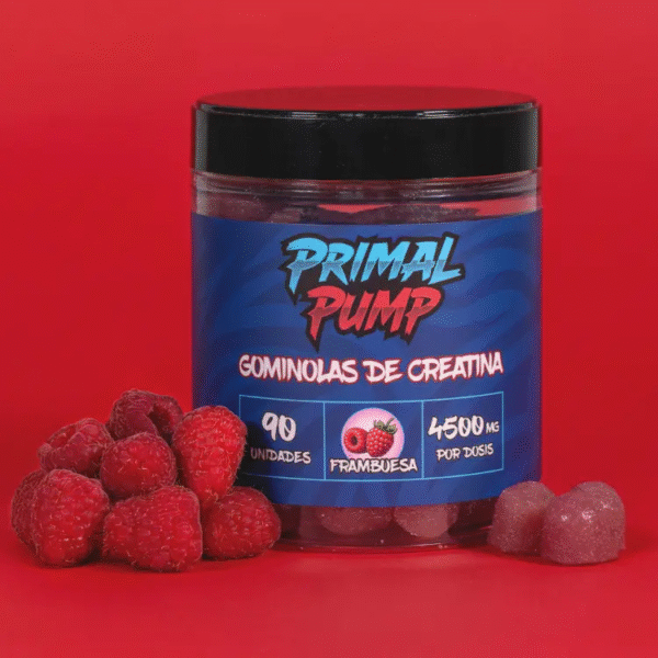 Gominolas de Creatina 4,5g - Primal Pump - Creatina en Gominola - Gomitas de Creatina Monohidratada Sin Az??car Sin Gluten -F??ciles de Llevar - Suplementos Hombre y Mujer - Suplementos Gym - Suplementos Deportivos - Amino??cidos - Fuerza, Hipertrofia y Foco - Image 6